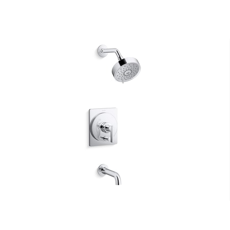 Kohler Rite-Temp Bath And Shower Trim Kit 1.75 GPM in Polished Chrome T35918-4G-CP